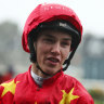 Jockey Zac Lloyd.