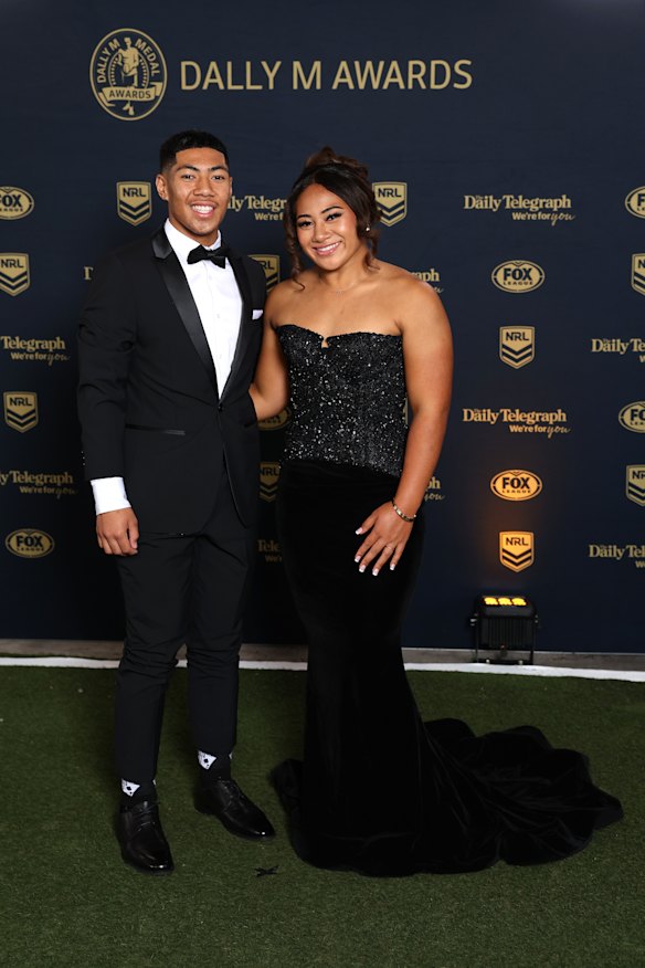 Shalom Sauaso (right) and guest.