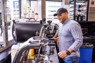 Michael Haddad says a return to office life will take time.