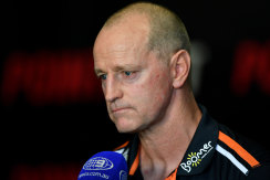 Sacked Wests Tigers coach Michael Maguire.