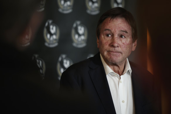 Collingwood president Jeff Browne will not seek re-election.