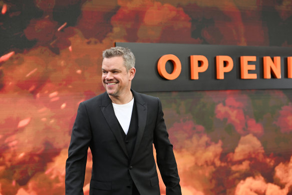 Matt Damon at the UK Premiere of Oppenheimer: “People on margins need to be taken care of.”