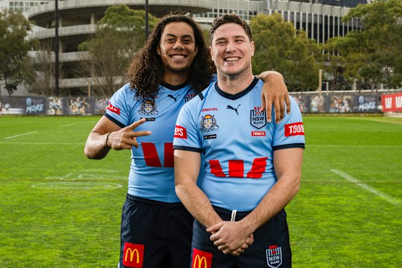 Jarome Luai and Mitchell Moses.