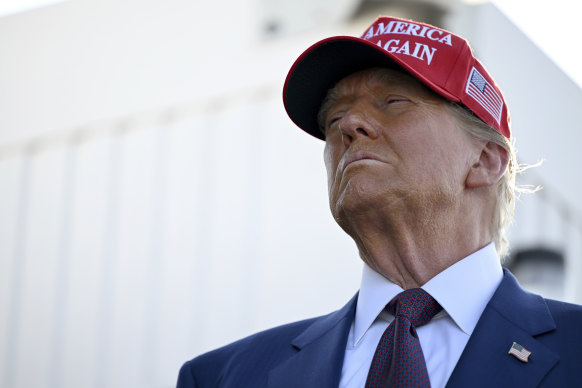 Trump described the cases against him as “a low point” in American history.