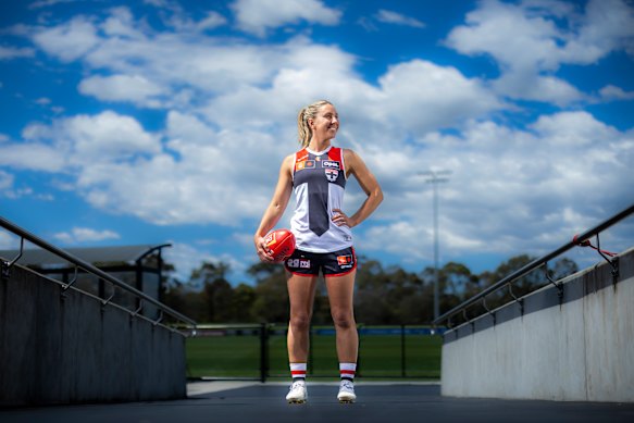 St Kilda AFLW Captain Hannah Priest is ready for the club’s maiden finals 