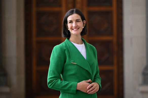 Ellen Sandell was on Tuesday elected as the new leader of the Victorian Greens.