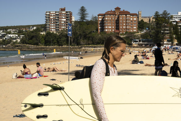 The popular beachside suburb of Manly.