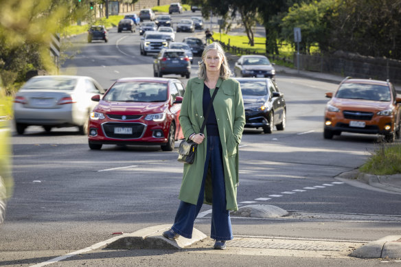 Coburg local Cate Hall has been lobbying to have the speed reduced at Murray Road following a spate of crashes and dangerous incidents.