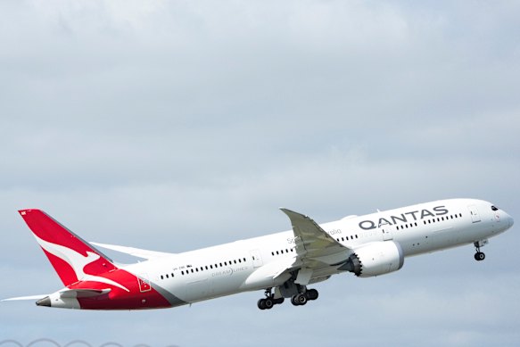 The Qantas 787-9 Dreamliner was forced to divert to Karratha on Tuesday.
