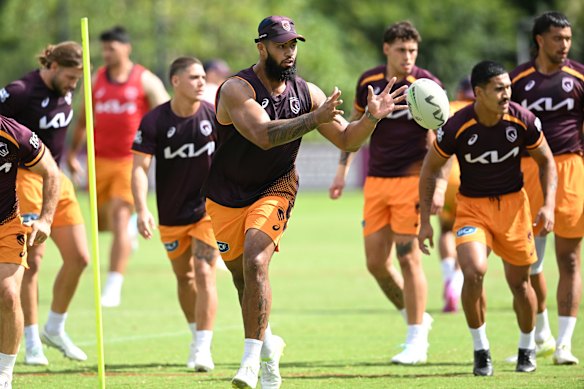 Payne Haas has addressed the media for the first time since announcing he would leave the Broncos at the end of 2026.