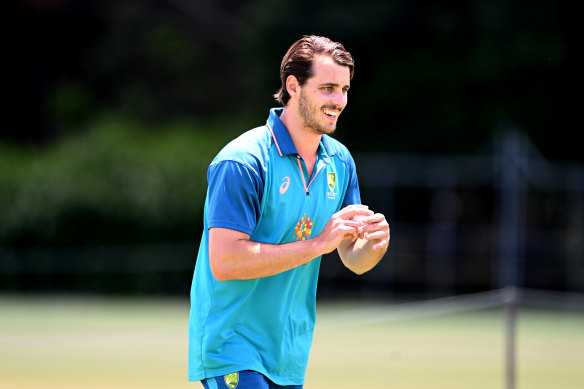 Lance Morris has been included in Australia’s 18-man Test squad for next month’s Test series in India. 