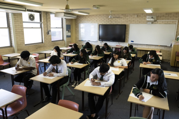 English extension 2 students would be required to sit an exam under the proposed shakeup.