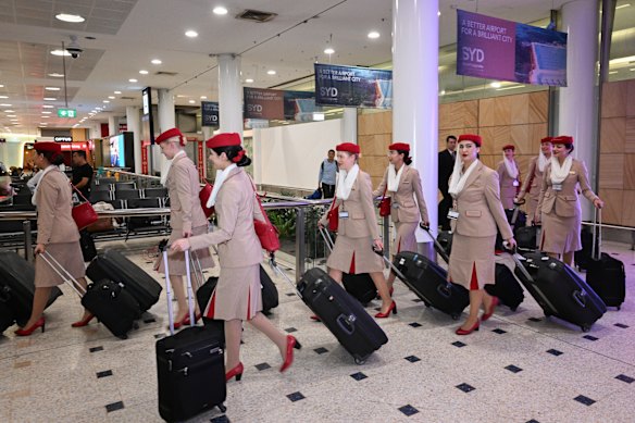 Emirates cabin crew … in this time of war and uncertainty we are asking even more of flight attendants.