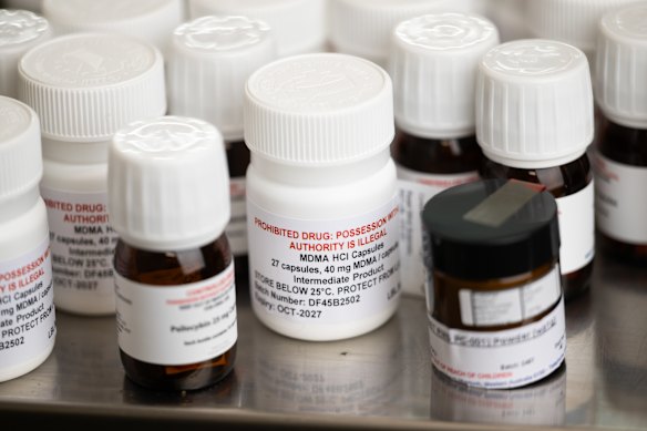 MDMA and psilocybin products (file image).