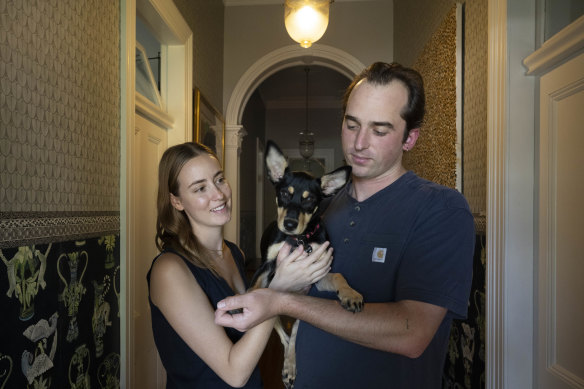 Alex Adler and Harry Welsh were warned about the disease when they adopted their puppy, Maggie, last month, but no vaccines were available.