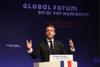 French President Emmanuel Macron.