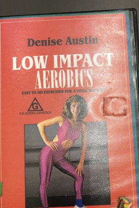 An aerobics VHS cassette was left behind on a council bus and is yet to be claimed.