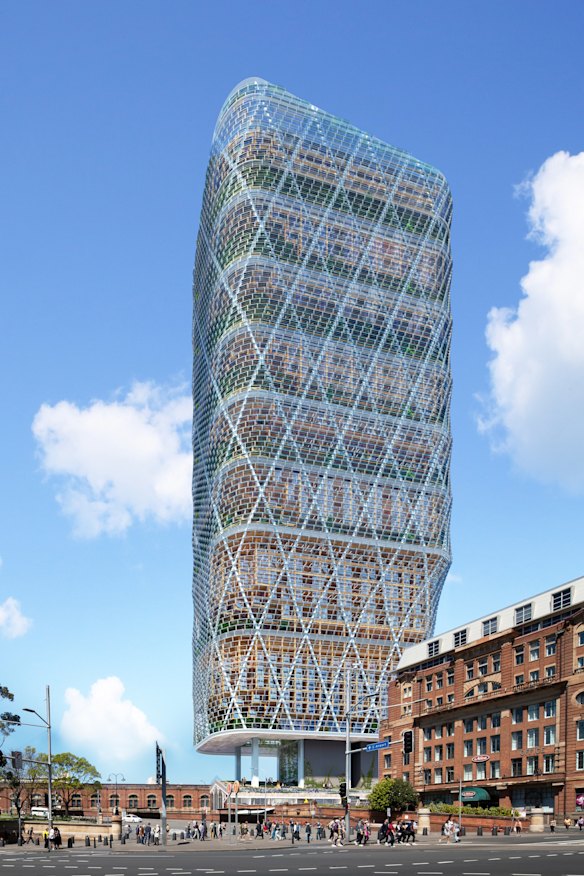 A render of Atlassian’s new headquarters in Sydney.
