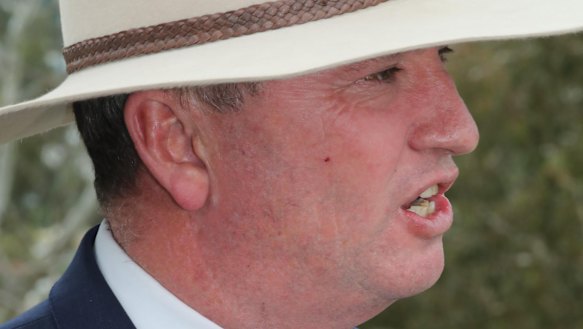 Barnaby Joyce on Friday.