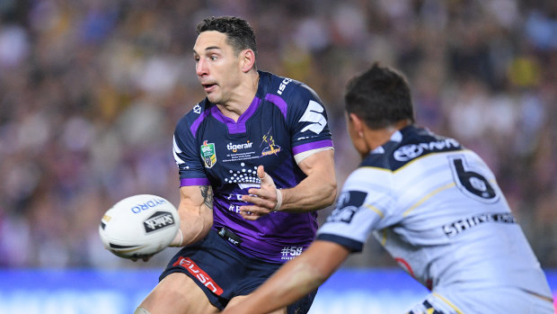 Billy Slater's unavailability for round one means the Storm are set to field a reshuffled back line.