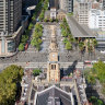 An artist’s impression of the future Town Hall Square.