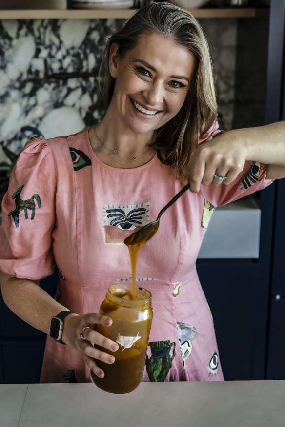 Katrina Meynink’s caramel sauce.