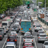 Congestion: Traffic in Hoddle Street, East Melbourne during peak hour.