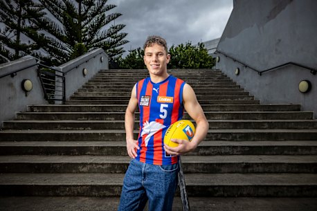 Sam Grlj is set to be a first-round selection in the AFL draft.