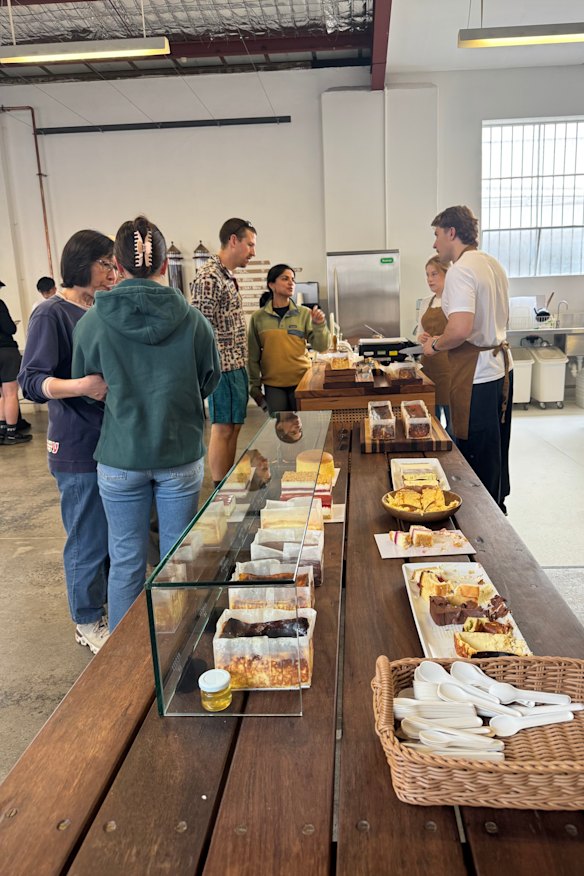The selection of cheesecakes includes New York and basque styles. 