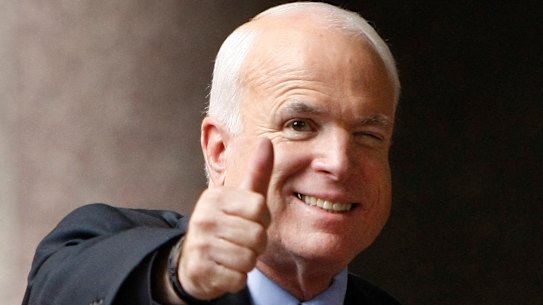 John McCain, war hero, Republican senator and presidential contender