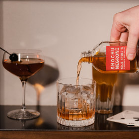 Shochu cocktails.