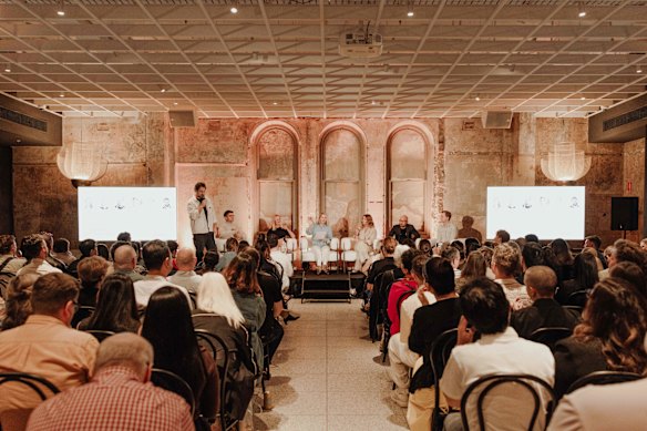 The symposium in full swing.