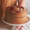 Cocoa sour cream layer cake from Beatrix Bakes: Another Slice by Natalie Paull (Hardie Grant Books, RRP $50.
