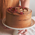 Natalie Paull’s favourite chocolate cake, the cocoa sour cream layer cake.