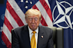 US President Donald Trump meets with NATO Secretary General Mark Rutte on the sidelines of NATO meeting at the Bestepe Presidential complex, in Ankara, Turkey.