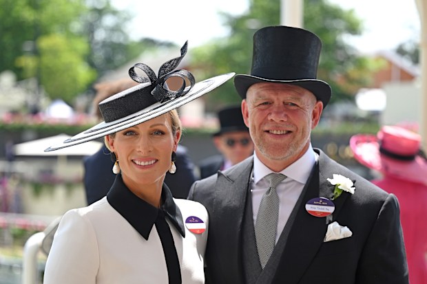 Zara Tindall and Mike Tindall attend day three of Royal Ascot at Ascot Racecourse on June 19, 2025 in Ascot, England. 