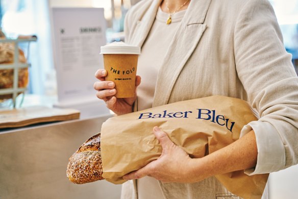 The cafe uses Baker Bleu bread, which is also available to take away. 