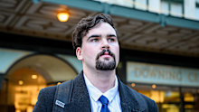 Eli Joseph Toby, who pleaded guilty after booing during a Welcome to Country at an Anzac Day dawn service.