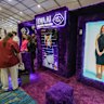The AVN Expo has been described as the porn industry’s Oscars. An AI booth at the 2024 expo.