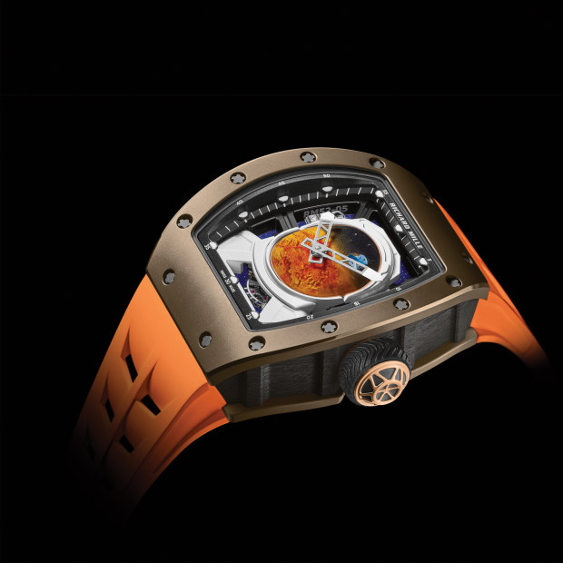 Pharrell Williams million dollar watch takes design cues from space