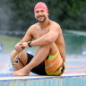 Dr Rob Gropel trains at Aquarena Aquatic and Leisure Centre in Lower Templestowe.