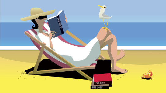 Summer reads illustration by Matt Davidson.