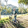 James Thyer at Latrobe Golf Course overlooking the Darebin Creek, where the final stage of the Alphington Link path is about to be built.