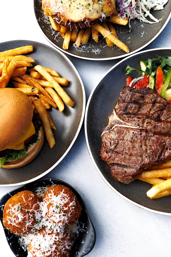The menu comprises pub classics, done well.