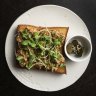 The zingy fish toast.