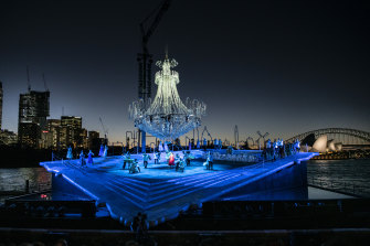Opera Australia’s La Traviata on Sydney Harbour.