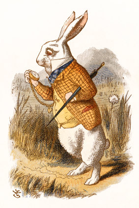 Only white rabbits like me are hung up on punctuality these days.