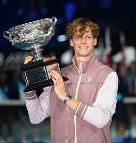 Jannik Sinner won this year’s Australian Open men’s singles title.