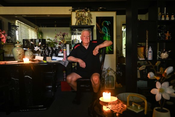 More than a week after ferocious storms, Bob Smith is still waiting for  electricity to be reconnected to his Emerald home.