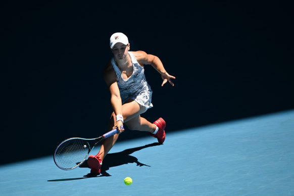 Ashleigh Barty had a crushing win in the second round.